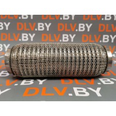 Гофра глушителя (виброкомпенсатор) 3х-слойная wire mesh (кольчуга)